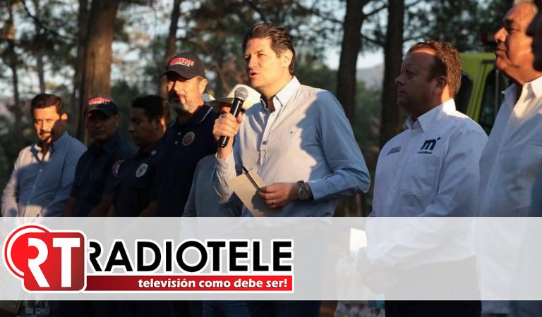 Entrega Ayuntamiento de Morelia apoyo a brigadistas contra incendios