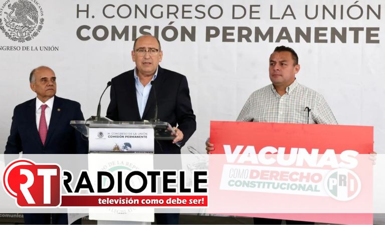 Impulsa Rubén Moreira el derecho constitucional a vacunas gratuitas y disponibles para todas las niñas y niños