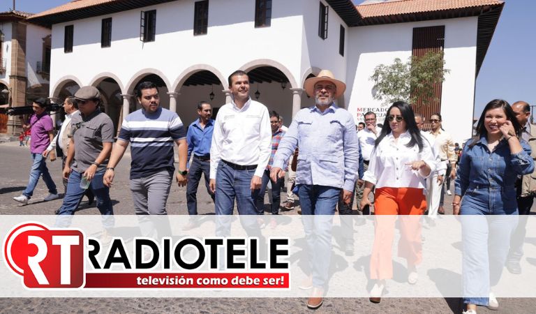 Comerciantes agradecen a Bedolla por nuevo mercado de Pátzcuaro