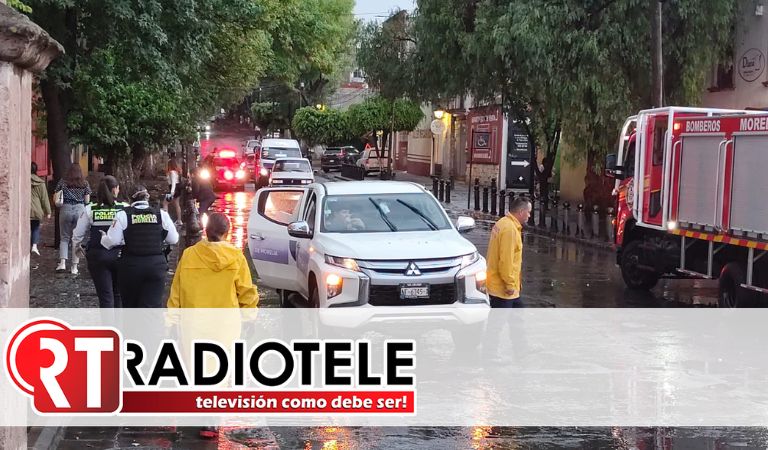 Activa Gobierno de Morelia brigadas intermunicipales por lluvia de este miércoles
