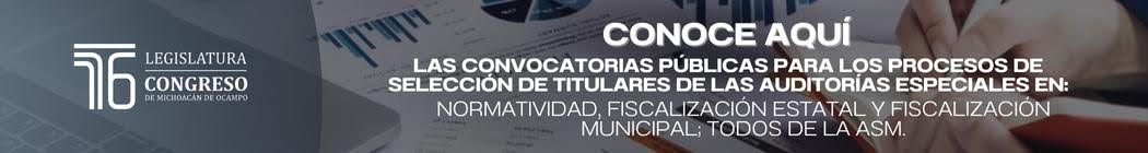 CONGRESO DEL ESTADO DE MICHOACÁN 76 LEGISLATURA