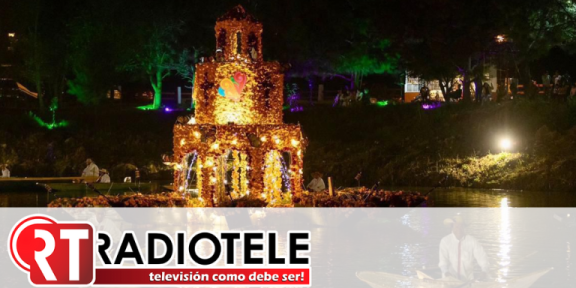 Urandén da inicio a la celebración de Noche de Muertos con la mágica iluminación de sus canales