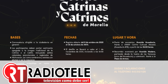 Continúa abierta la convocatoria a Desfiles de Catrinas y Catrines de SeCultura Morelia