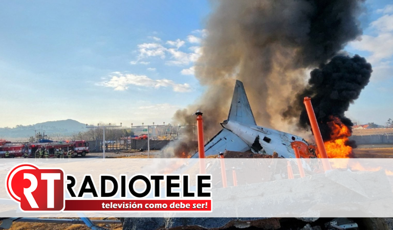 Avión se estrella y explota al momento de despegar de la pista