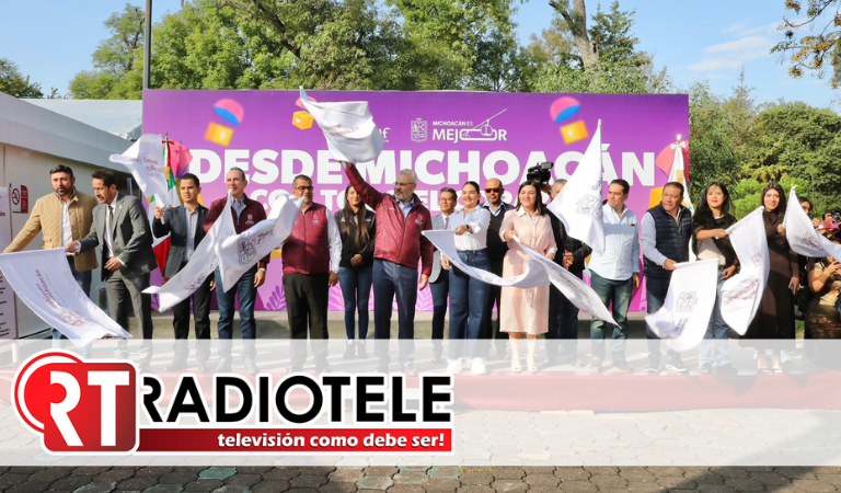 Bedolla da banderazo de salida a 55 toneladas de ayuda para estados afectados por lluvias