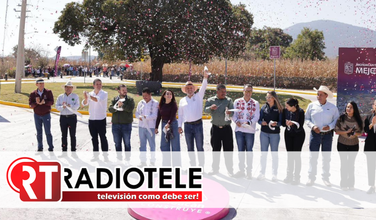 Inaugura Bedolla conexión Villas del Pedregal-San Nicolás Obispo